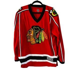 NHL Chicago Blackhawks Patrick Kane #88 Hockey Jersey V-Neck Red Size Men's M